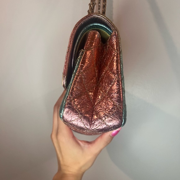 Used CHANEL Rainbow Reissue Mini FlapBag Metallic Multicolor - Picture 6 of 16